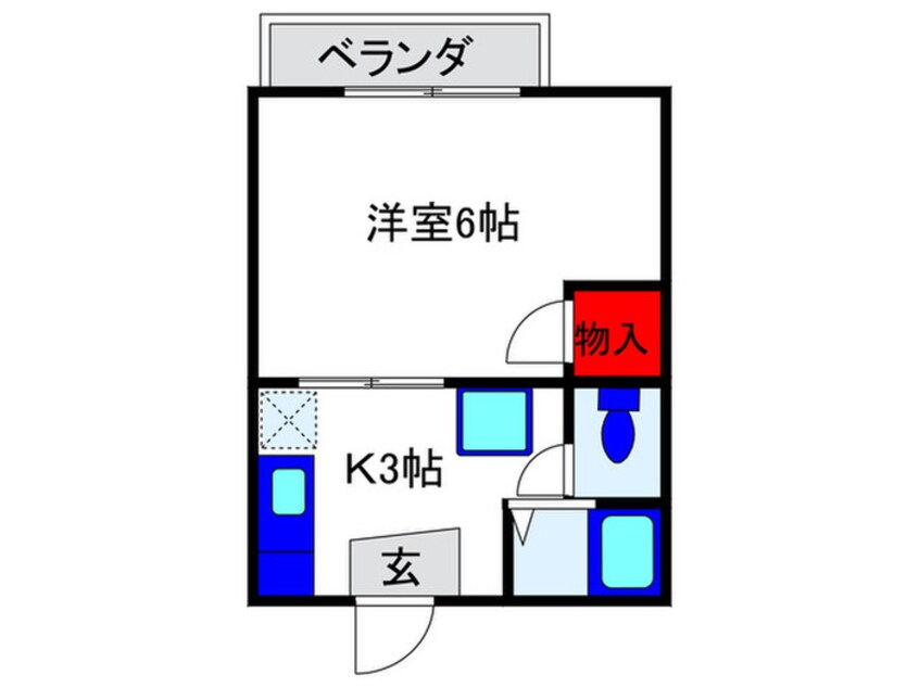 間取図 田中ﾊｲﾂ