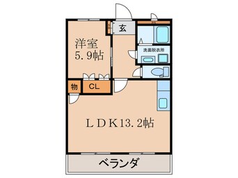 間取図 リバ－サイドヤマブキ