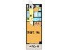 ｓａｍａ・ｓａｍａ 1Kの間取り