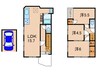 海岸通貸家 3LDKの間取り