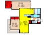 サンハイム横沼 2LDKの間取り