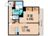 ミラーエステート　イーストビル 1LDKの間取り