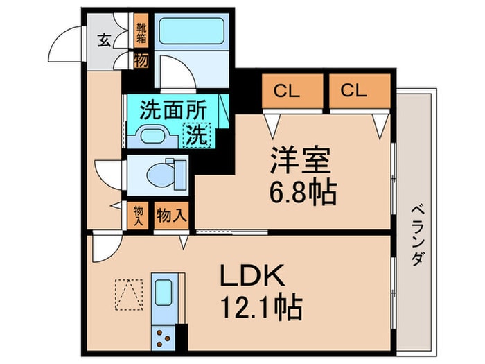 間取り図 ミラーエステート　イーストビル