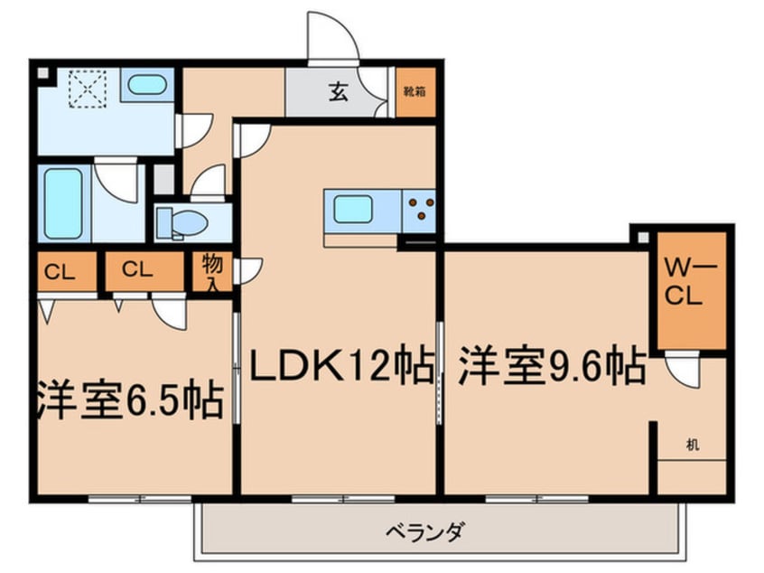 間取図 ミラーエステート　イーストビル