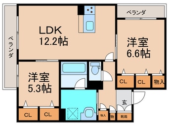 間取図 ミラーエステート　イーストビル