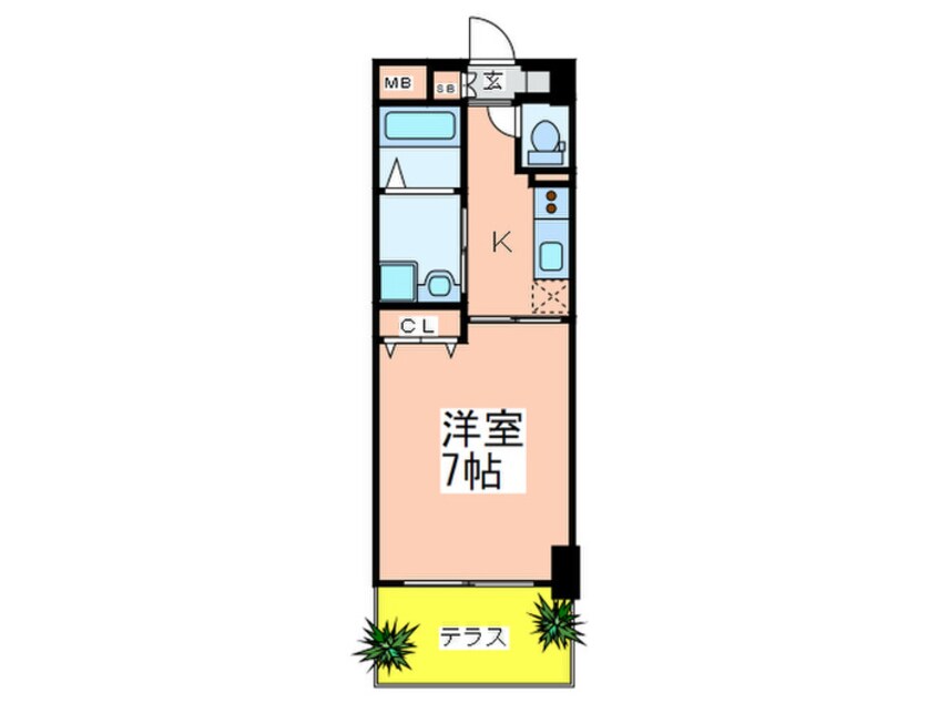 間取図 ＣＡＳＡ京橋