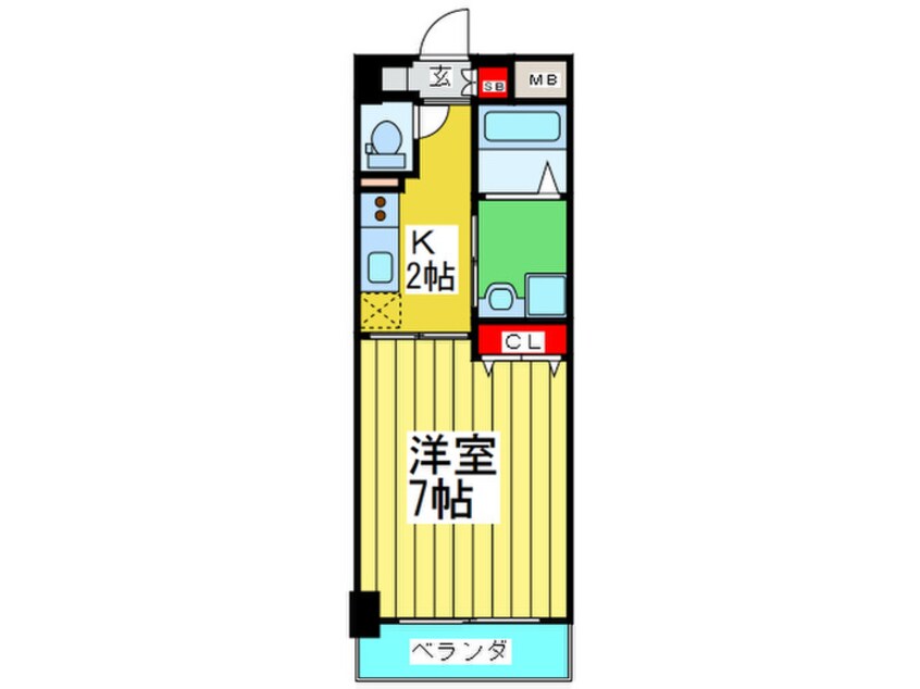 間取図 ＣＡＳＡ京橋