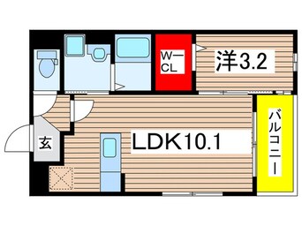 間取図 へりていじ桜井Ⅱ