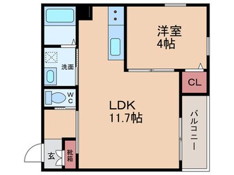 間取図 ＧＡＲＤＥＮＩＡ泉佐野大西