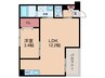 ＧＡＲＤＥＮＩＡ泉佐野大西 1LDKの間取り