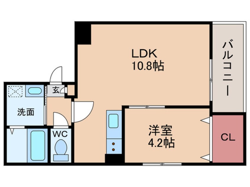 間取図 ＧＡＲＤＥＮＩＡ泉佐野大西
