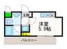 LISソフィア大東 1Rの間取り