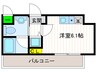 LISソフィア大東 1Rの間取り