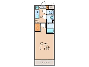 間取図 仮）グランデコート御陵天徳町