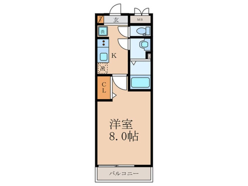 間取図 仮）グランデコート御陵天徳町