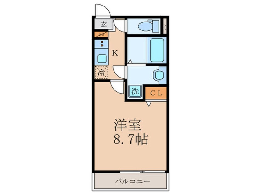 間取図 仮）グランデコート御陵天徳町