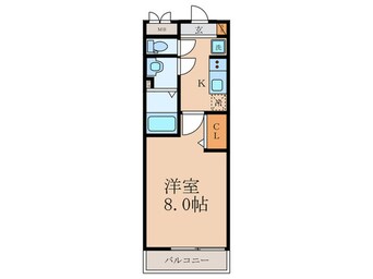 間取図 仮）グランデコート御陵天徳町