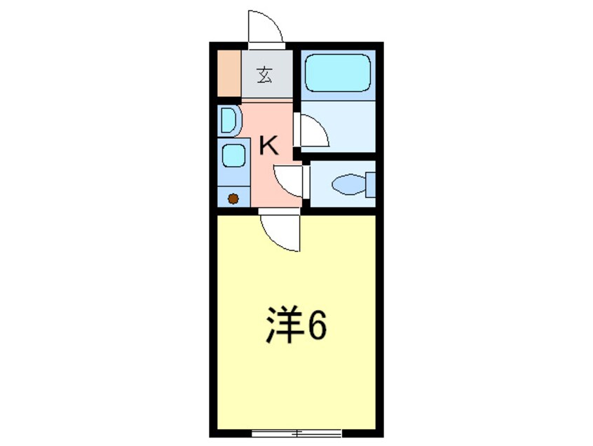 間取図 アビタシオン岡本