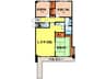 プレシオ緑ヶ丘 3LDKの間取り
