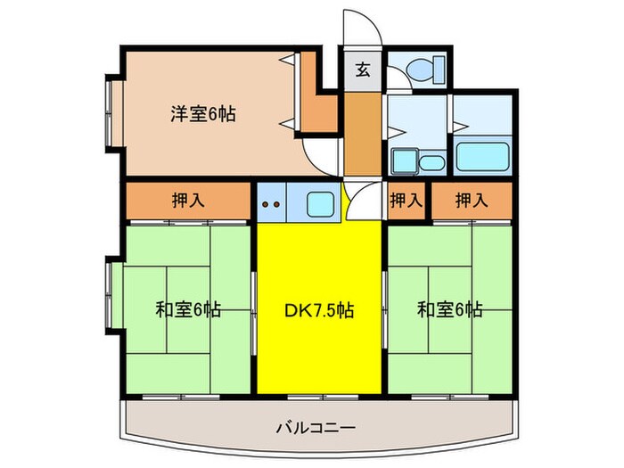 間取り図 ヴィラ赤石