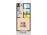 マシャンブル 1Kの間取り