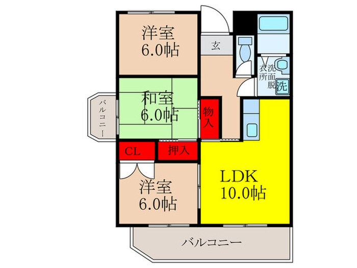 間取り図 ハイタウン樽澤