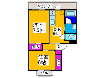 間取図 サンモール木下