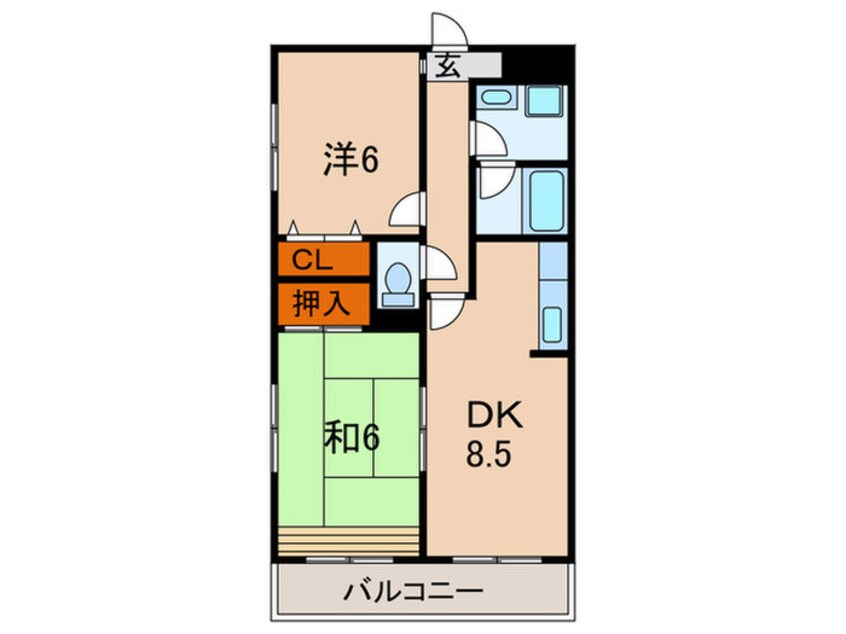 間取図 パストラル松本