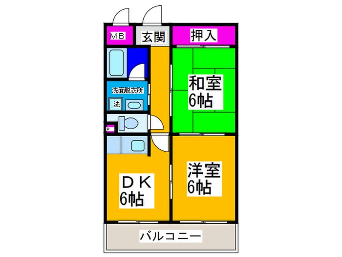間取り図 松岡ビル北花田