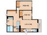 Palais Poire　A棟 2LDKの間取り