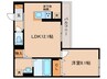 Palais Poire　A棟 1LDKの間取り