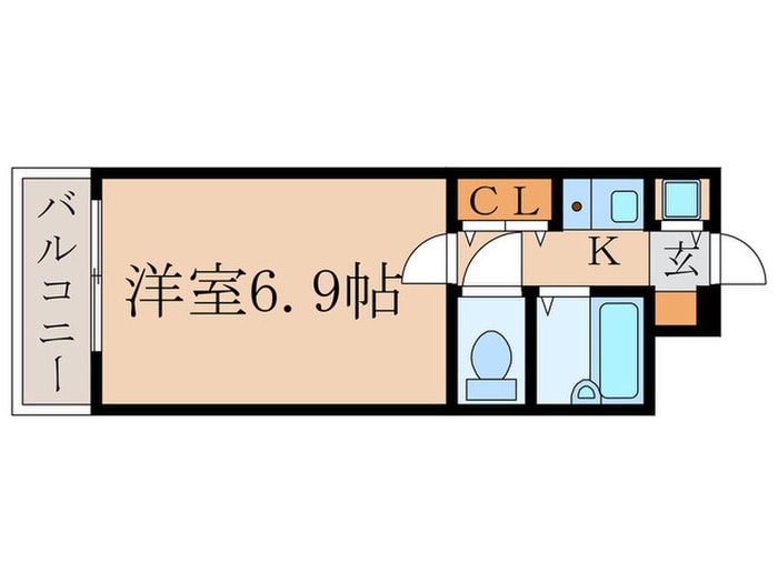 間取り図 リーガル京都桃山(103)