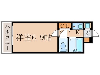 間取図 リーガル京都桃山(103)