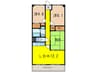 グレンツェント甲東園 3LDKの間取り