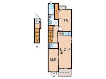 間取図 サニ－フラット春日丘
