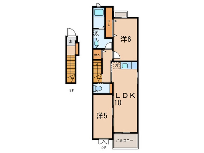 間取図 サニ－フラット春日丘