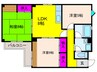 カサ・ボニータ樽井 3LDKの間取り