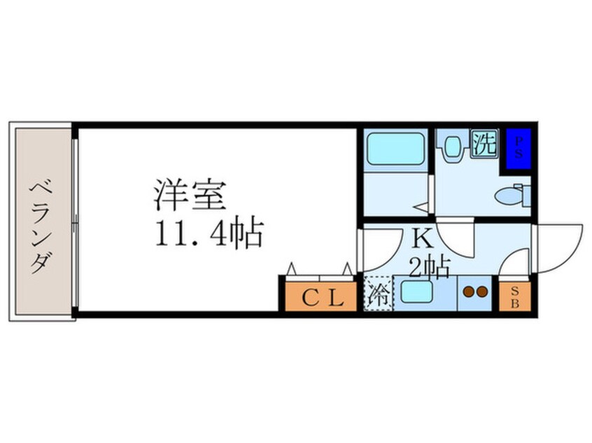 間取図 グランコスモ御所