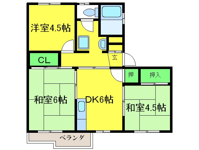 間取り図 沼善ハイツ