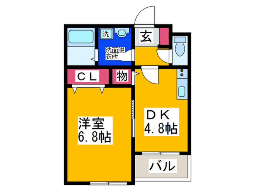 間取図 ステラウッド野中Ⅰ