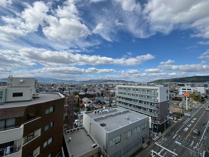 室内からの展望 リブネスコート大阪大学前