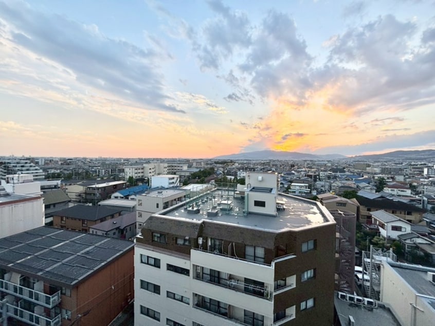 室内からの展望 リブネスコート大阪大学前