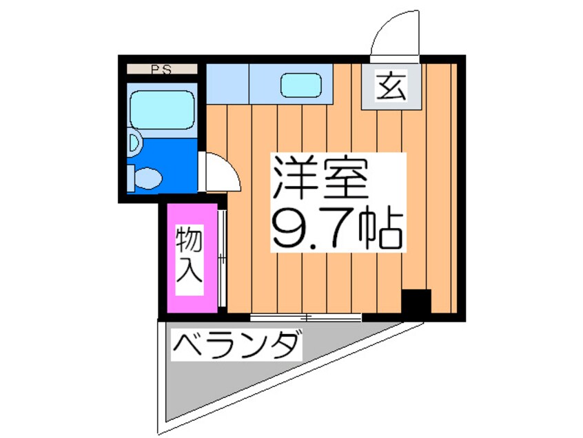 間取図 第３コ－ポリベラ