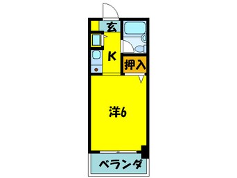 間取図 ラ・テ－ル西田弐番館