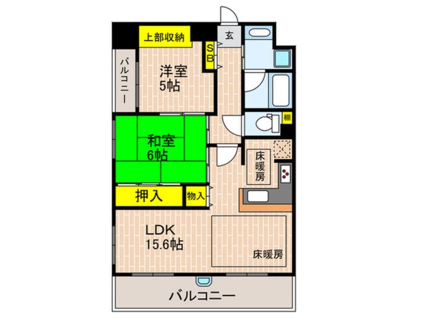 間取図 パルメ－ラ神戸駅前（901）