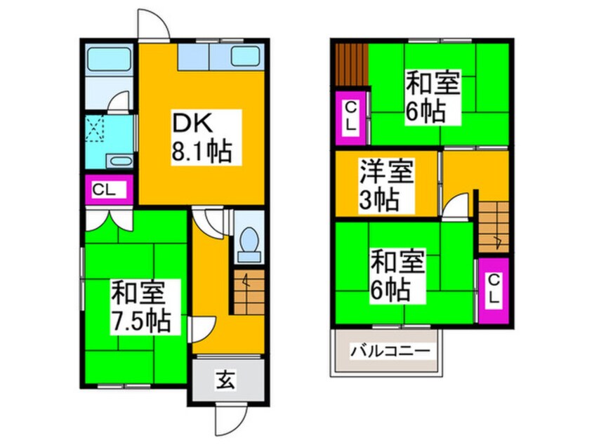 間取図 堺市中区深阪６号物件