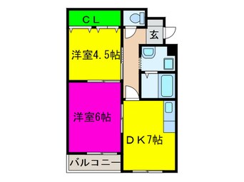 間取図 鳳グリ－ンヒル