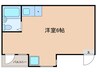 コーポ三津屋 1Rの間取り