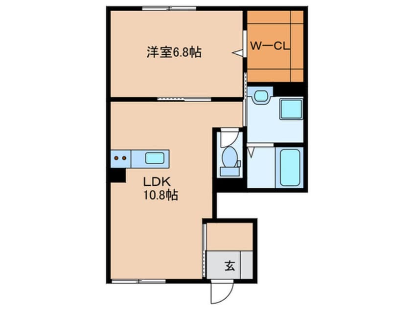 間取図 プレリュード石橋Ⅲ