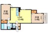 Casa Fiore夙川 2LDKの間取り